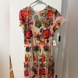 Floral Embroidered Dress